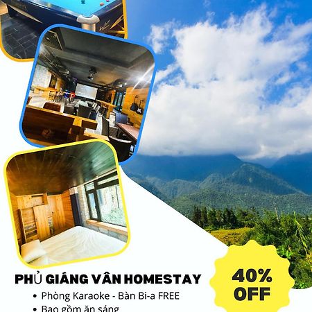 Phu Giang Van Homestay Sapa Exteriér fotografie